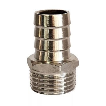 Штуцер  1/2"З 16мм НЕРЖ нік STA {1000/20}
