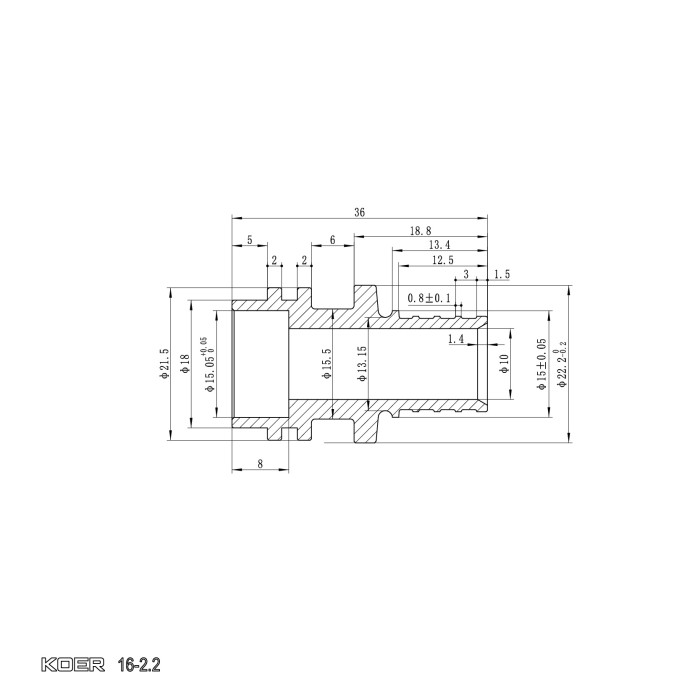 Трубка Г-подібна для приєднання радіатора Koer KA.D16-500 - 16(2.2mm) x 15-500mm (KR4904) Трубка Г-подібна для приєднання радіатора Koer KA.D16-500 - 16(2.2mm) x 15-500mm (KR4904)