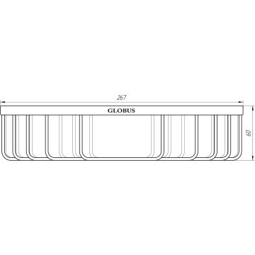 Поличка кутова Globus Lux SS 8499