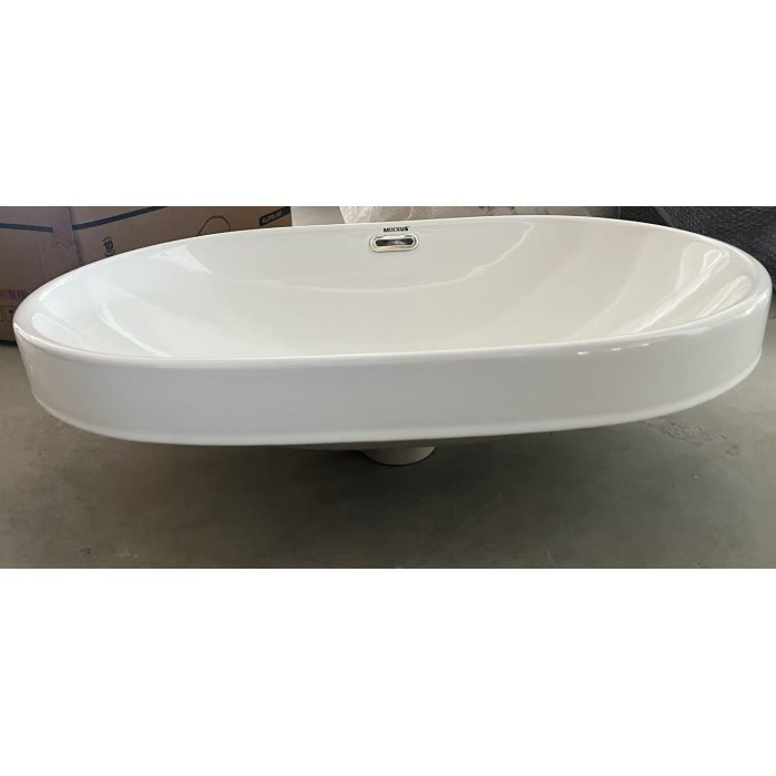 Раковина врізна на стільницю Mixxus Premium ELLIPSE-1601 600х400х190mm з переливом (MP6569) Раковина врізна на стільницю Mixxus Premium ELLIPSE-1601 600х400х190mm з переливом (MP6569)