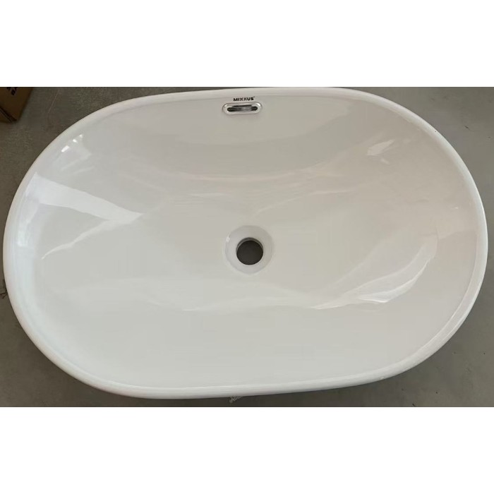 Раковина врізна на стільницю Mixxus Premium ELLIPSE-1601 600х400х190mm з переливом (MP6569) Раковина врізна на стільницю Mixxus Premium ELLIPSE-1601 600х400х190mm з переливом (MP6569)