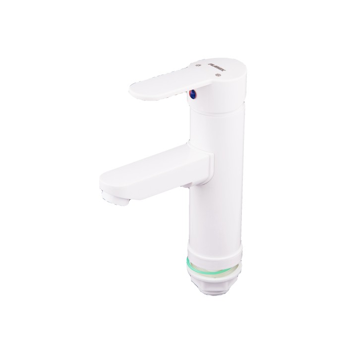 Змішувач для умивальника Plamix Raul-001-A White (без підведення) (PM0651) Змішувач для умивальника Plamix Raul-001-A White (без підведення) (PM0651)