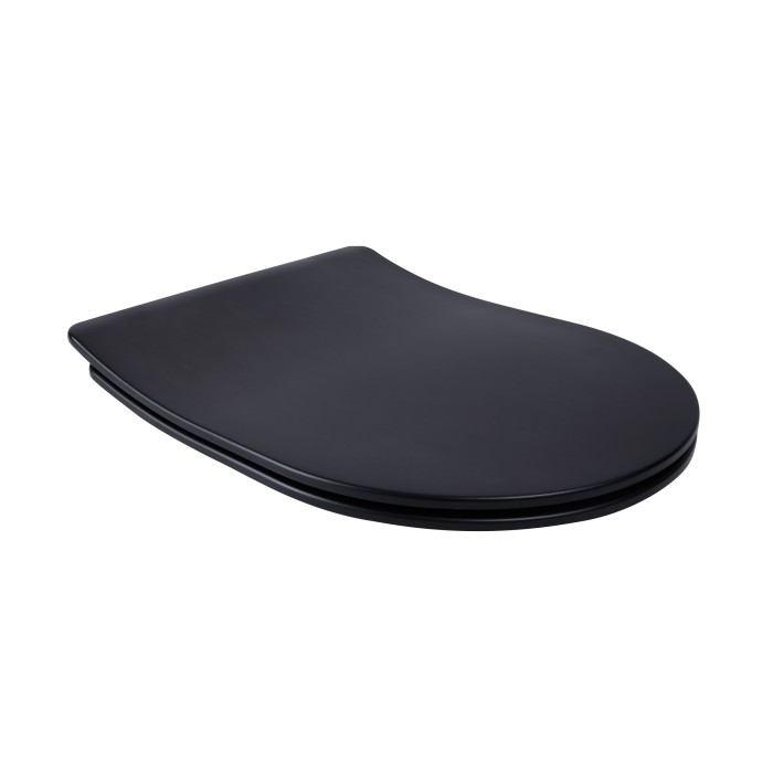 Сидіння для унітаза Qtap (Robin, Scorpio) з мікроліфтом Slim QT99U184UF450MB Сидіння для унітаза Qtap (Robin, Scorpio) з мікроліфтом Slim QT99U184UF450MB