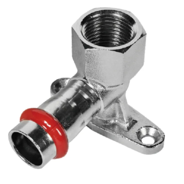 Коліно настінне 90° ВР Koer KQ.V2208F Press-Inox AISI 304 22x3/4