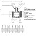 Кран кульовий прямий Q PROFESSIONAL 1″ ВВ КР PN40 QP151