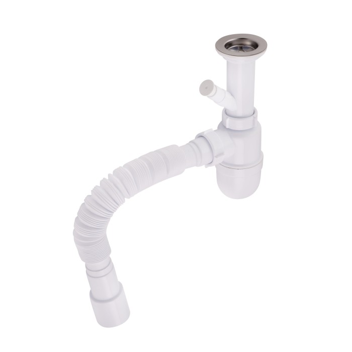 Сифон для раковини Lidz (WHI) 60 06 Y002 00 з відводом для пральної машини (вихід 50 мм) Сифон для раковини Lidz (WHI) 60 06 Y002 00 з відводом для пральної машини (вихід 50 мм)