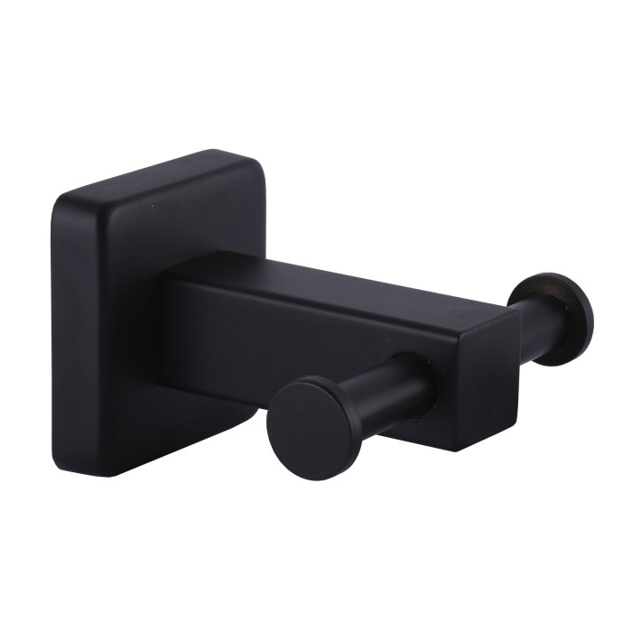 Гачок подвійний Globus Lux BQ9412 чорний матовий SUS304 Гачок подвійний Globus Lux BQ9412 чорний матовий SUS304