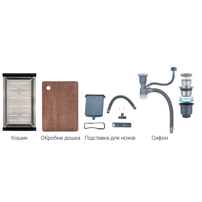 Мийка Mixxus Premium MH7545-SET-05 MICRO DECOR NANO-BLACK (3.0/0.8) комплект (графіт) (MX9633) Мийка Mixxus Premium MH7545-SET-05 MICRO DECOR NANO-BLACK (3.0/0.8) комплект (графіт) (MX9633)