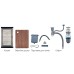 Мийка Mixxus Premium MH7545-SET-05 MICRO DECOR NANO-BLACK (3.0/0.8) комплект (графіт) (MX9633)