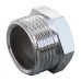 Заглушка з зовнішньою різьбою SOLOMON 1/2″ хром 4001