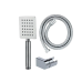 Душовий набір Mixxus Shower SET-02.SUS (шланг, лійка, кронштейн) з нерж. сталі (MI6157)