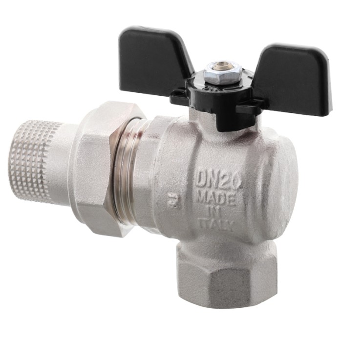 Кран з американкою Roho R106-050B - 1/2" кутовий (RO0113) Кран з американкою Roho R106-050B - 1/2" кутовий (RO0113)