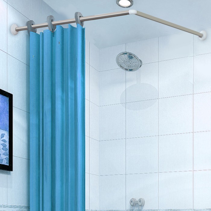 Штанга для шторки кутова Zerix CRS-A-90x90 90x90cm (нержавіюча сталь) (ZX6101) Штанга для шторки кутова Zerix CRS-A-90x90 90x90cm (нержавіюча сталь) (ZX6101)