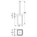 Ершик для унітазу Grohe Selection Cube (40857000)