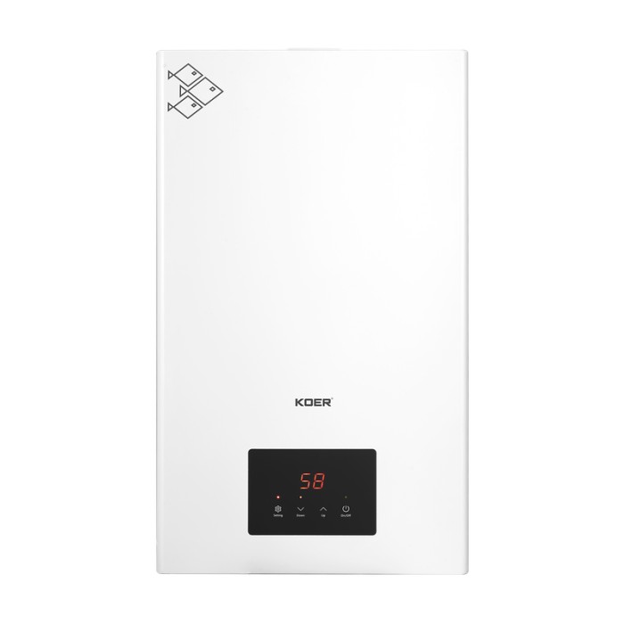 Котел електричний одноконтурний KOER KWH.E0112 WHITE 12 кВт колір білий (KR5561)