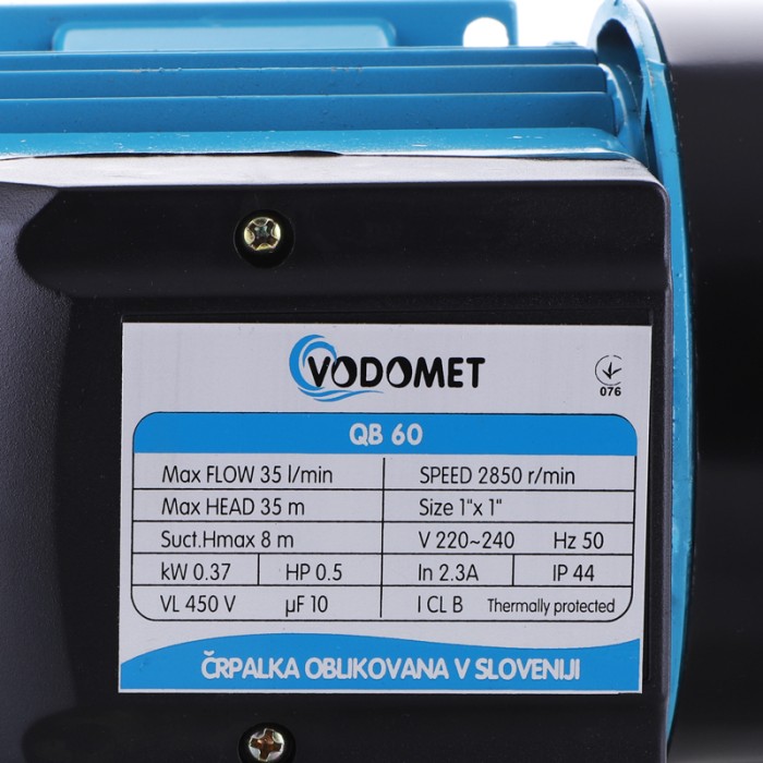 Насос поверх. вихровий Vodomet QB60 (VO0021) Насос поверх. вихровий Vodomet QB60 (VO0021)