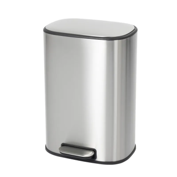 Відро для сміття з плавним закриттям овальне Mixxus Premium Diverse-TC0112 SS Color 12л колір наржавійка (MI7079)