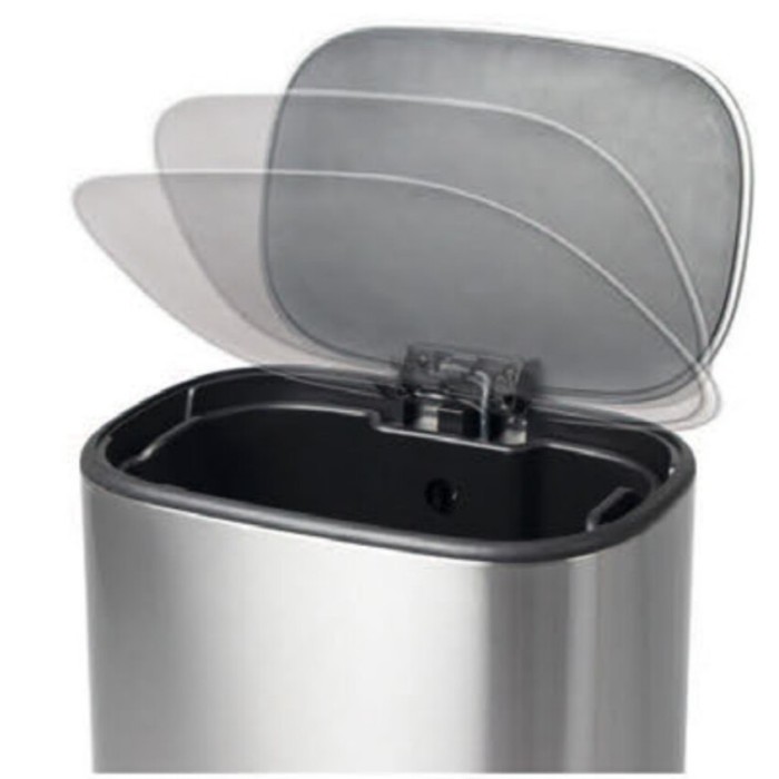 Відро для сміття з плавним закриттям овальне Mixxus Premium Diverse-TC0112 SS Color 12л колір наржавійка (MI7079) Відро для сміття з плавним закриттям овальне Mixxus Premium Diverse-TC0112 SS Color 12л колір наржавійка (MI7079)