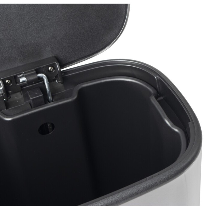 Відро для сміття з плавним закриттям овальне Mixxus Premium Diverse-TC0112 SS Color 12л колір наржавійка (MI7079) Відро для сміття з плавним закриттям овальне Mixxus Premium Diverse-TC0112 SS Color 12л колір наржавійка (MI7079)