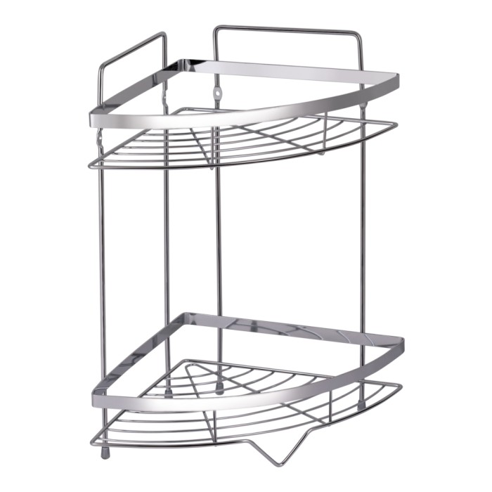 Полиця кутова Lidz Oreo 0605 2 ярусна LDORE0605CRM32483 Chrome Полиця кутова Lidz Oreo 0605 2 ярусна LDORE0605CRM32483 Chrome