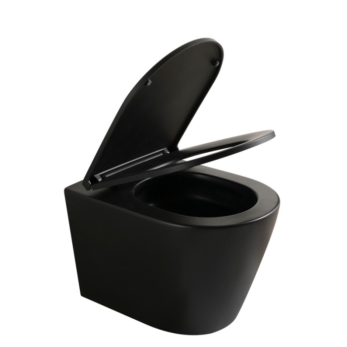 Унітаз підвісний Mixxus Premium BEVEL-0304-T1 BLACK 480x360x360mm сист. змиву TORNADO 1.0 (MP6677) Унітаз підвісний Mixxus Premium BEVEL-0304-T1 BLACK 480x360x360mm сист. змиву TORNADO 1.0 (MP6677)