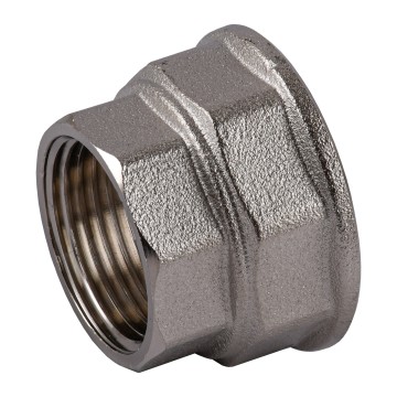 Муфта редукційна 1 1/2″х1″ВВ нікельована восьмигранна NM751O OPTIMUM
