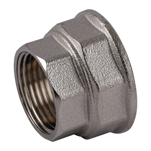 Муфта редукційна 1 1/2″х1″ВВ нікельована восьмигранна NM751O OPTIMUM