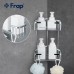 Полиця кутова Frap F351-1, 2-х ярусна, 240х320 мм, хром