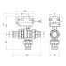 Кран кульовий зонний Icma 1" 1/4 №344