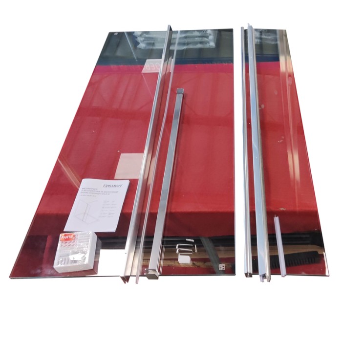 Душова перегородка Koer SR SP03-30x200-TR-01 Walk-In (рух.част) прозоре скло Easy Clean 8мм, хром (KR5399) Душова перегородка Koer SR SP03-30x200-TR-01 Walk-In (рух.част) прозоре скло Easy Clean 8мм, хром (KR5399)
