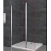 Душова перегородка Koer SR SP03-30x200-TR-01 Walk-In (рух.част) прозоре скло Easy Clean 8мм, хром (KR5399)