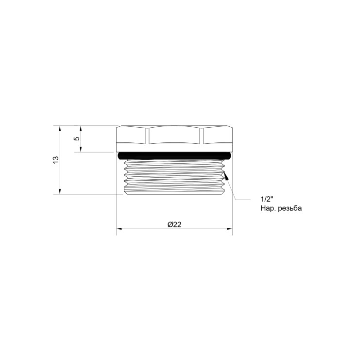 Кран Маєвського Thermo Alliance Standart 1/2" SD212W15 Кран Маєвського Thermo Alliance Standart 1/2" SD212W15