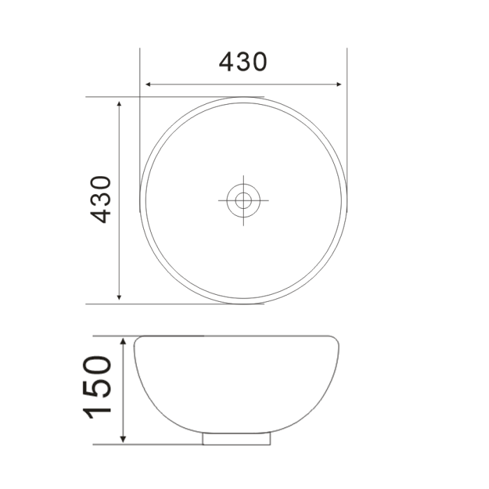 Раковина накладна Mixxus Premium ELLIPSE-0205 430х430х150mm з переливом (MP6530) Раковина накладна Mixxus Premium ELLIPSE-0205 430х430х150mm з переливом (MP6530)