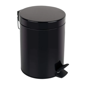Відро для сміття 5 л Zerix Strong MB0105 Black (ZX4625)