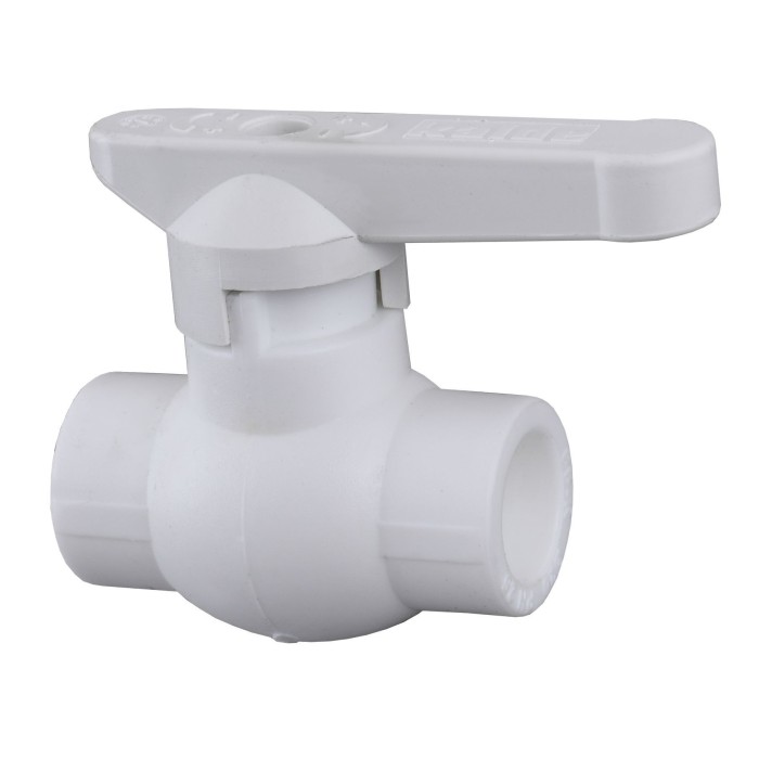 Кран кульовий Kalde PPR (латунь) ф32 (білий) 21012 Кран кульовий Kalde PPR (латунь) ф32 (білий) 21012