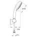Душовий набір з тримачем, 3 режими струменя Grohe New Tempesta Cosmopolitan (27584002)