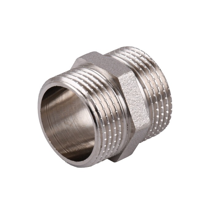 Ніпель 3/4″ЗЗ нікельований під прокладку NN442G OPTIMUM Ніпель 3/4″ЗЗ нікельований під прокладку NN442G OPTIMUM