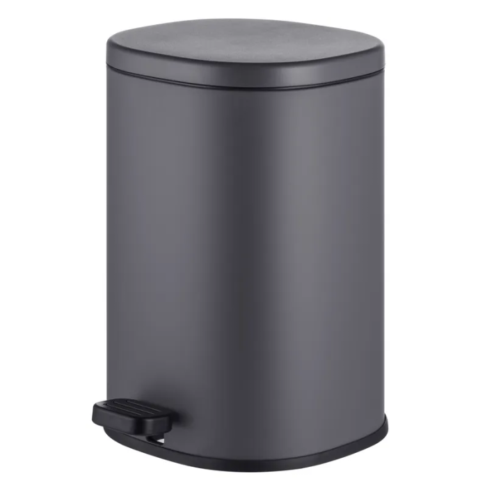 Відро для сміття з плавним закриттям овальне Mixxus Premium Olivary-TC0105 Graphite 5 л колір графіт (MI7063) Відро для сміття з плавним закриттям овальне Mixxus Premium Olivary-TC0105 Graphite 5 л колір графіт (MI7063)