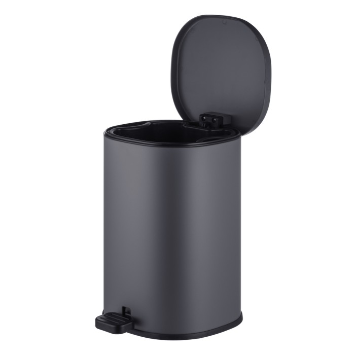 Відро для сміття з плавним закриттям овальне Mixxus Premium Olivary-TC0105 Graphite 5 л колір графіт (MI7063) Відро для сміття з плавним закриттям овальне Mixxus Premium Olivary-TC0105 Graphite 5 л колір графіт (MI7063)