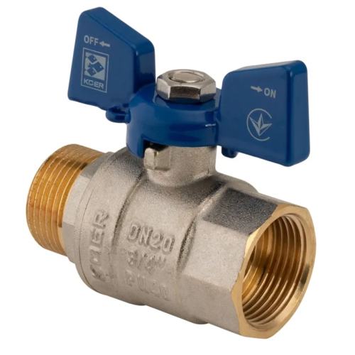 Кран кульовий Koer 3/4" ГШМ (KR.218.B) синій (KR2723)