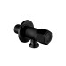 Кран приладовий WEZER SOL21A-16-BLACK 1/2"x1/2" нержавіюча сталь, чорний