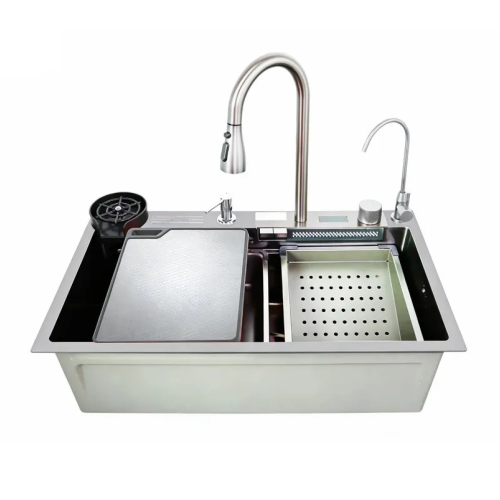 Мийка багатофункціональна Zerix ZH7546-SET-07 Decor SS Color з вбудованим змішувачем з нерж. сталі (ZM5598)