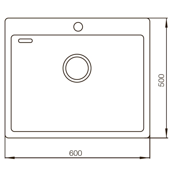 Мийка кухонна Mixxus MX6050-200x1.0 (Satin) (MX0660) Мийка кухонна Mixxus MX6050-200x1.0 (Satin) (MX0660)