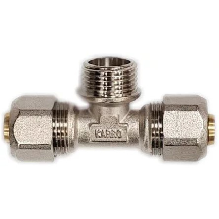 Трійник РЗ 20*1/2*20 KARRO KR0711 {100/5} Трійник РЗ 20*1/2*20 KARRO KR0711 {100/5}