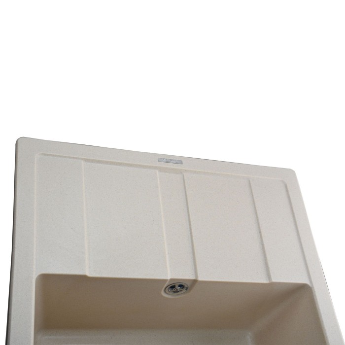 Гранітна мийка Globus Lux ONE слонова кiстка 650х500 Гранітна мийка Globus Lux ONE слонова кiстка 650х500