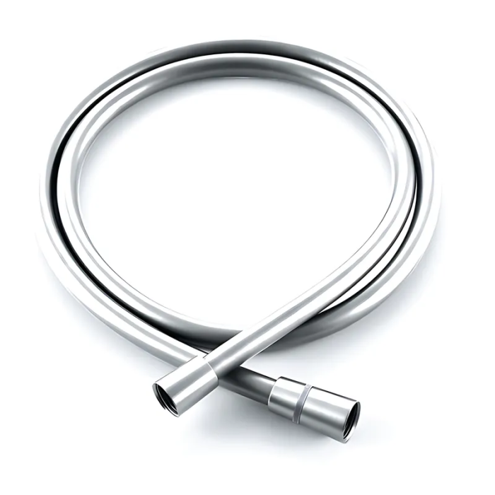 Шланг для душу силіконовий KOER KB-0804-125-01 CHROME 125 см, колір хром (KR5667)