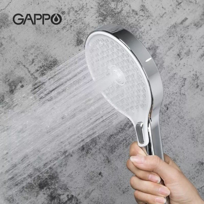 Ручний душ GAPPO G002, 3-режим, білий/хром Ручний душ GAPPO G002, 3-режим, білий/хром
