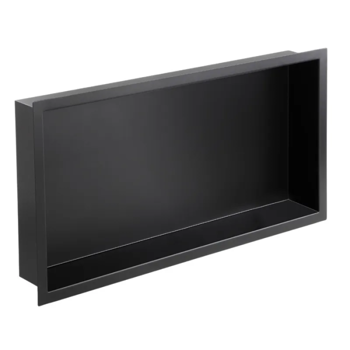 Полиця-ніша для ванної кімнати Mixxus Premium NICHE-0102 BLACK із нержавіючої сталі SUS304 (MI6680) Полиця-ніша для ванної кімнати Mixxus Premium NICHE-0102 BLACK із нержавіючої сталі SUS304 (MI6680)