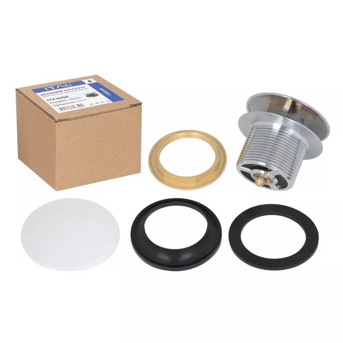 Донний клапан ITAL HF1056, автомат, Ø70мм, 1 1/2", латунь, хром Донний клапан ITAL HF1056, автомат, Ø70мм, 1 1/2", латунь, хром