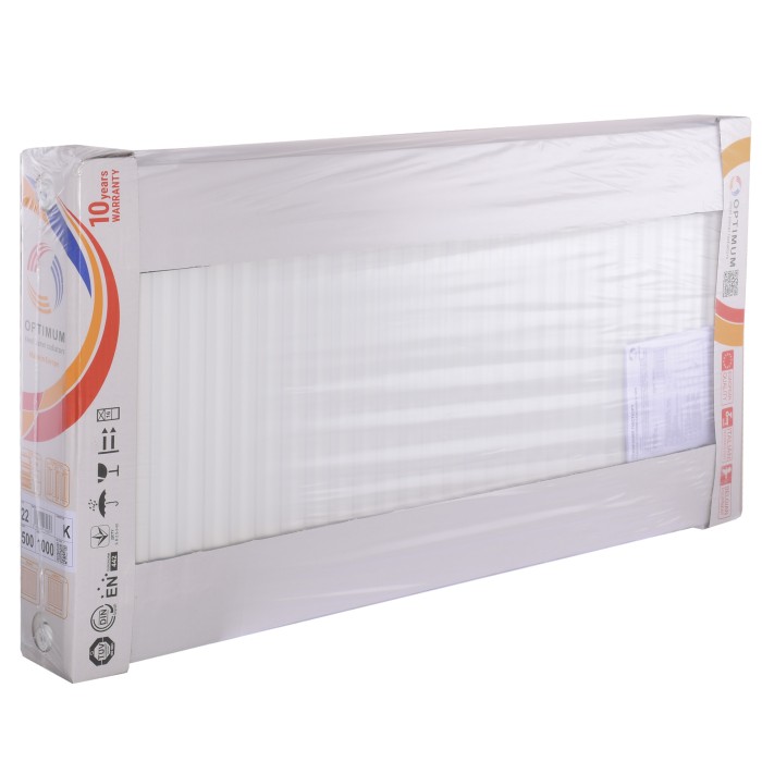 Радіатор сталевий 22/500x500 бок OPTIMUM Радіатор сталевий 22/500x500 бок OPTIMUM
